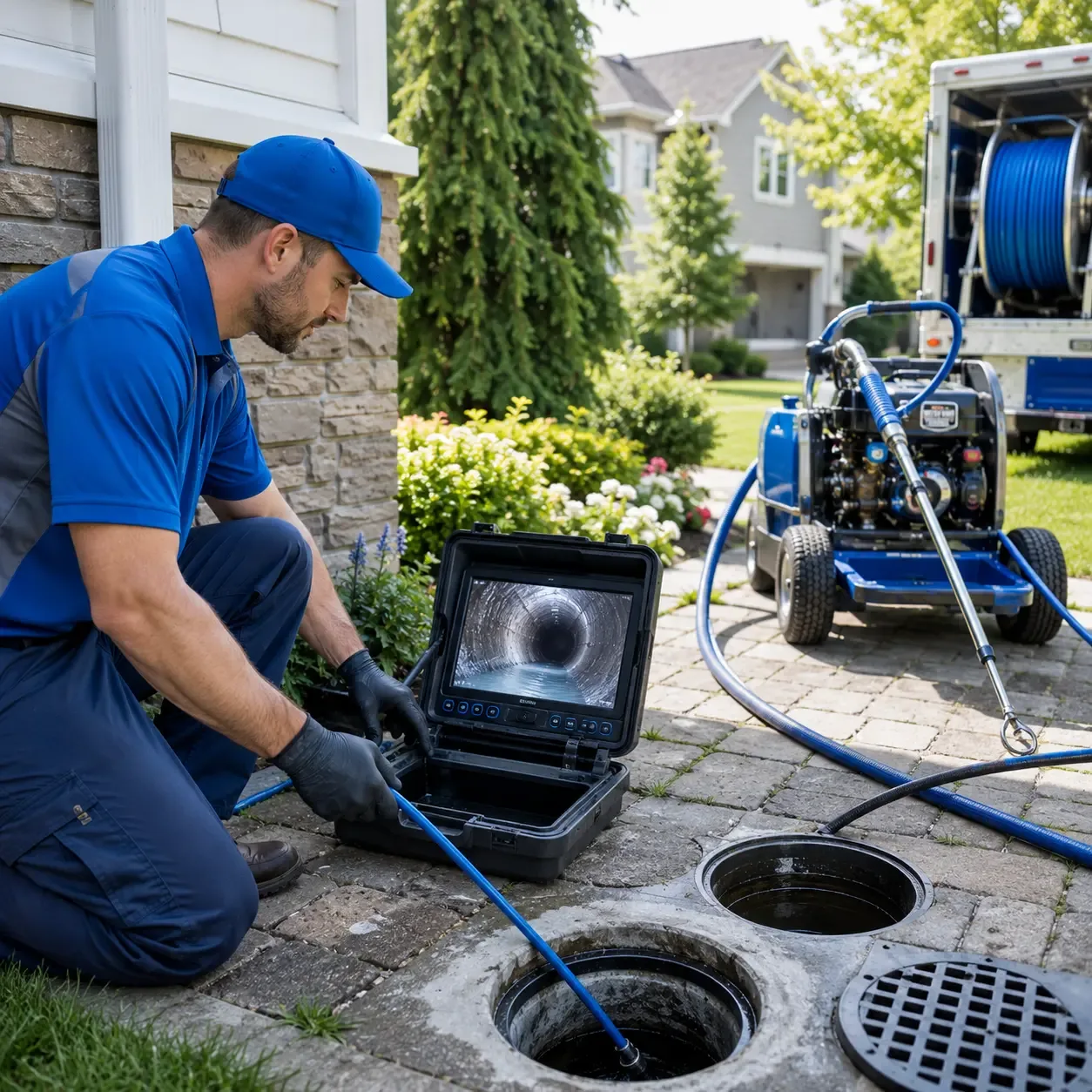 Outdoor drain cleaning professionals serving Ernest, PA