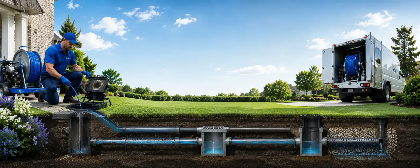 Outdoor drain cleaning information for Ernest, PA